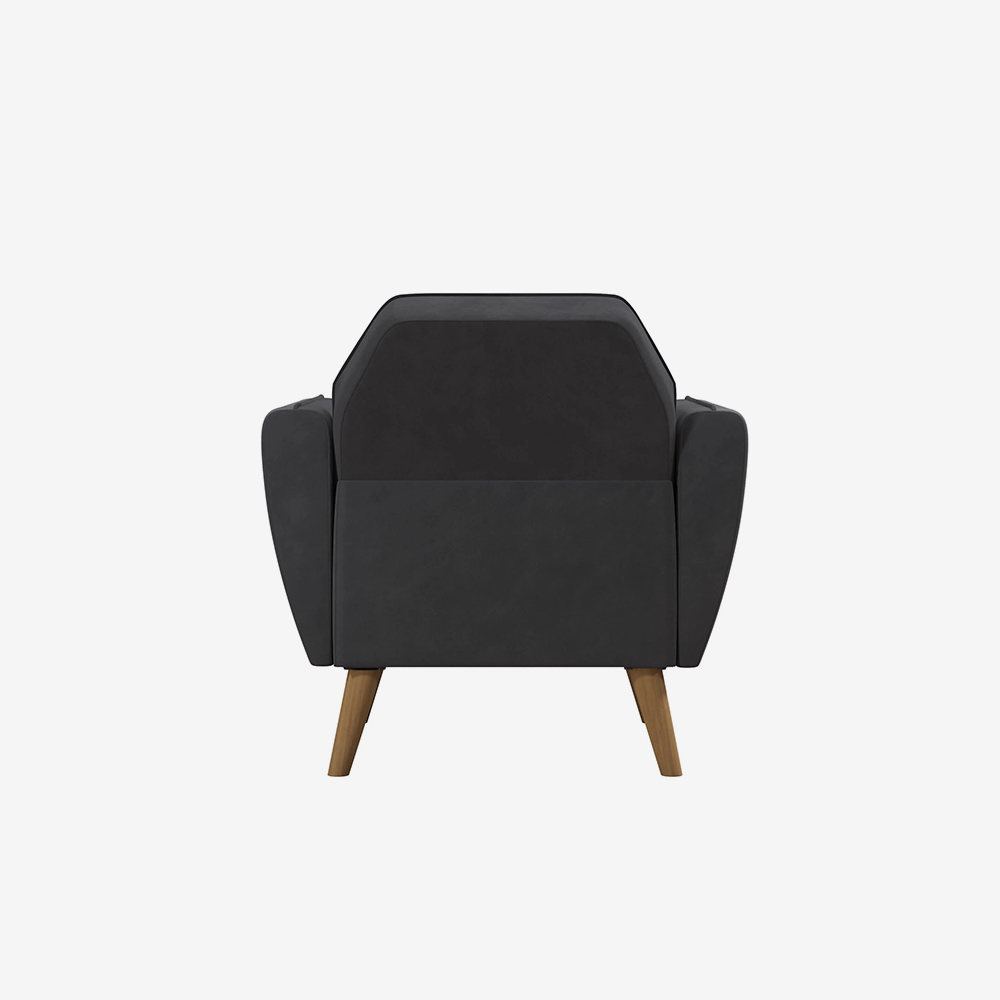 Foam Living Room Velvet Chair - Image 2