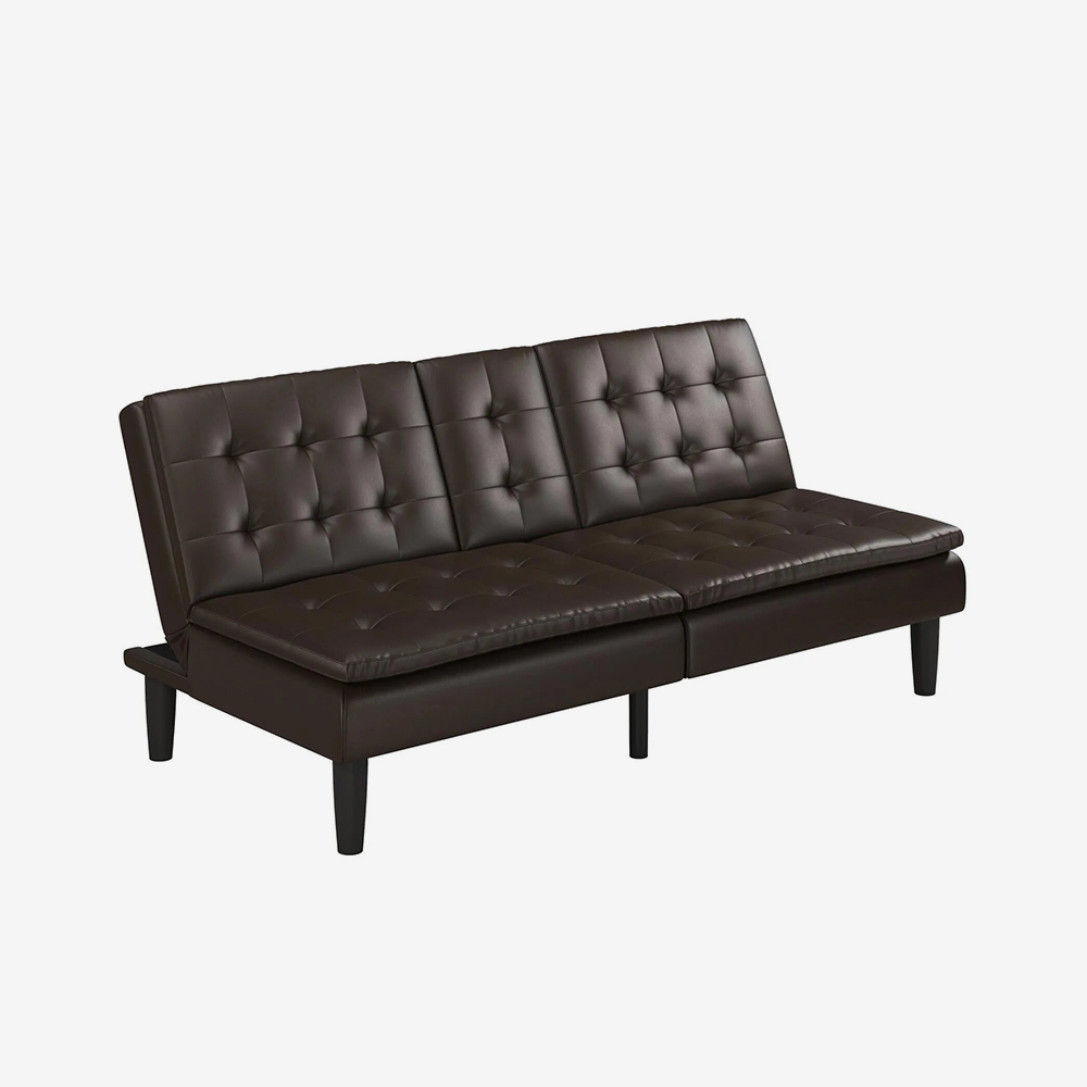 Modern Faux Leather Sofa - Image 8